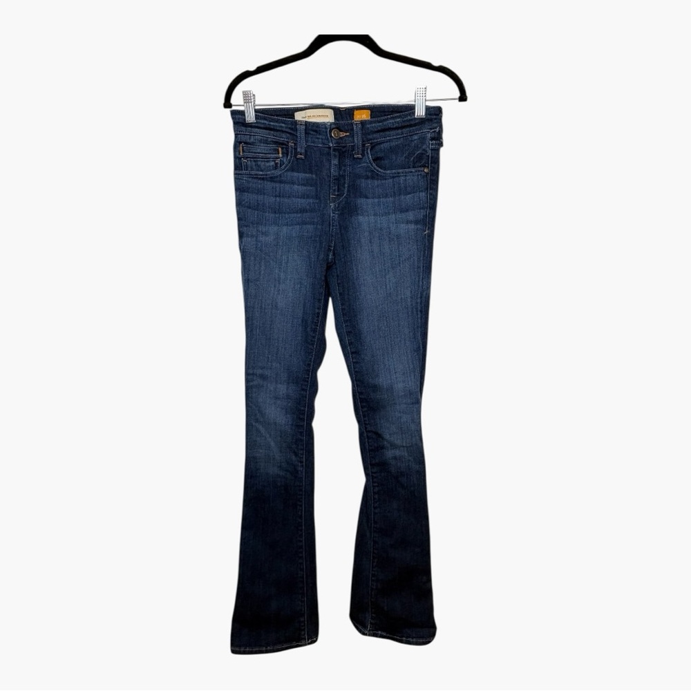 Anthropologie Pilcro Dark Wash Bootcut Mid Rise Jeans Indigo Denim Size 26